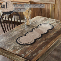 Harvest Blessings Stencil Gather & Be Thankful Runner 12x36 - The Fox Decor