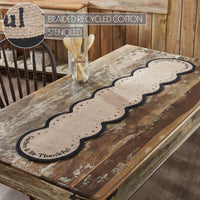 Harvest Blessings Stencil Gather & Be Thankful Runner 12x60 - The Fox Decor