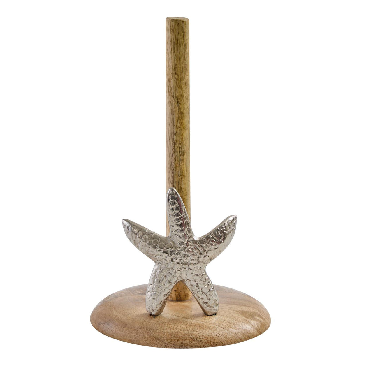 Silver Starfish Paper Towel Holder - The Fox Decor