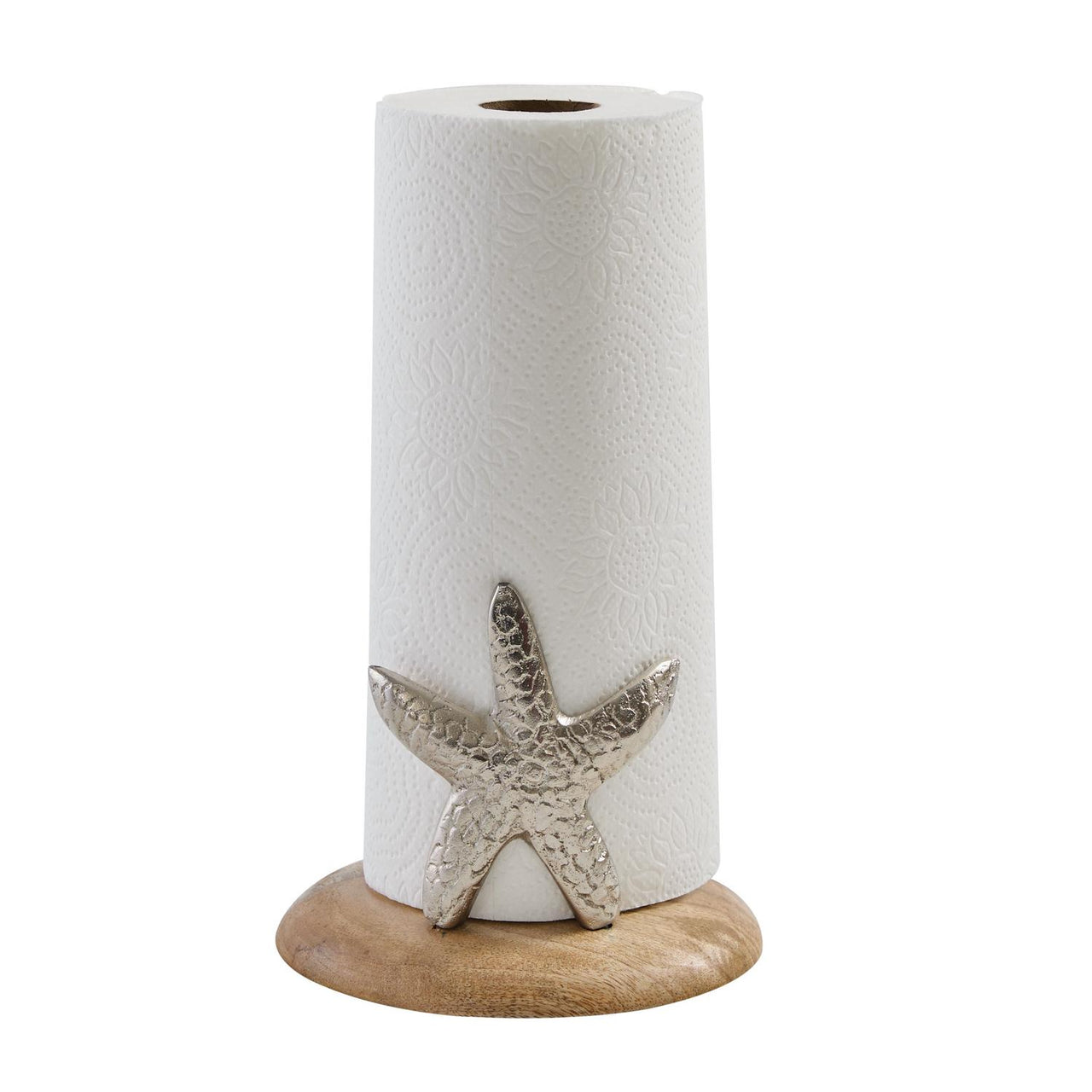 Silver Starfish Paper Towel Holder - The Fox Decor