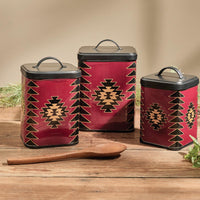 Red Dawn Canisters - Set of 2Park Designs - The Fox Decor