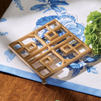 Patricia Heaton Home Signature Gold Trivet - The Fox Decor