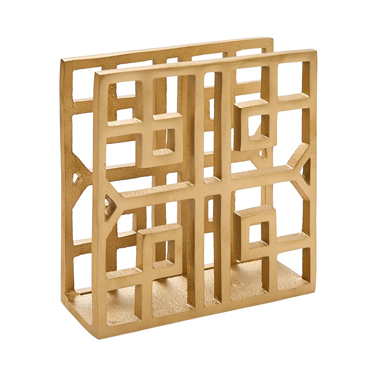 Patricia Heaton Home Signature Gold Napkin Holder - The Fox Decor