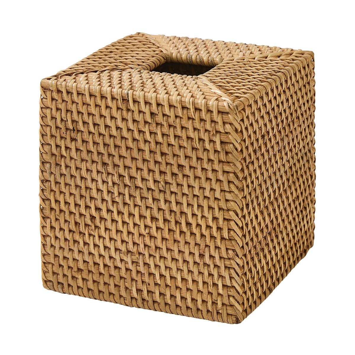 Rattan Tissue Box Holder - The Fox Decor