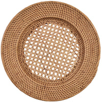Rattan Cane Weave Charger - The Fox Decor