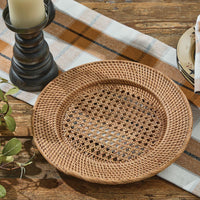 Rattan Cane Weave Charger - The Fox Decor