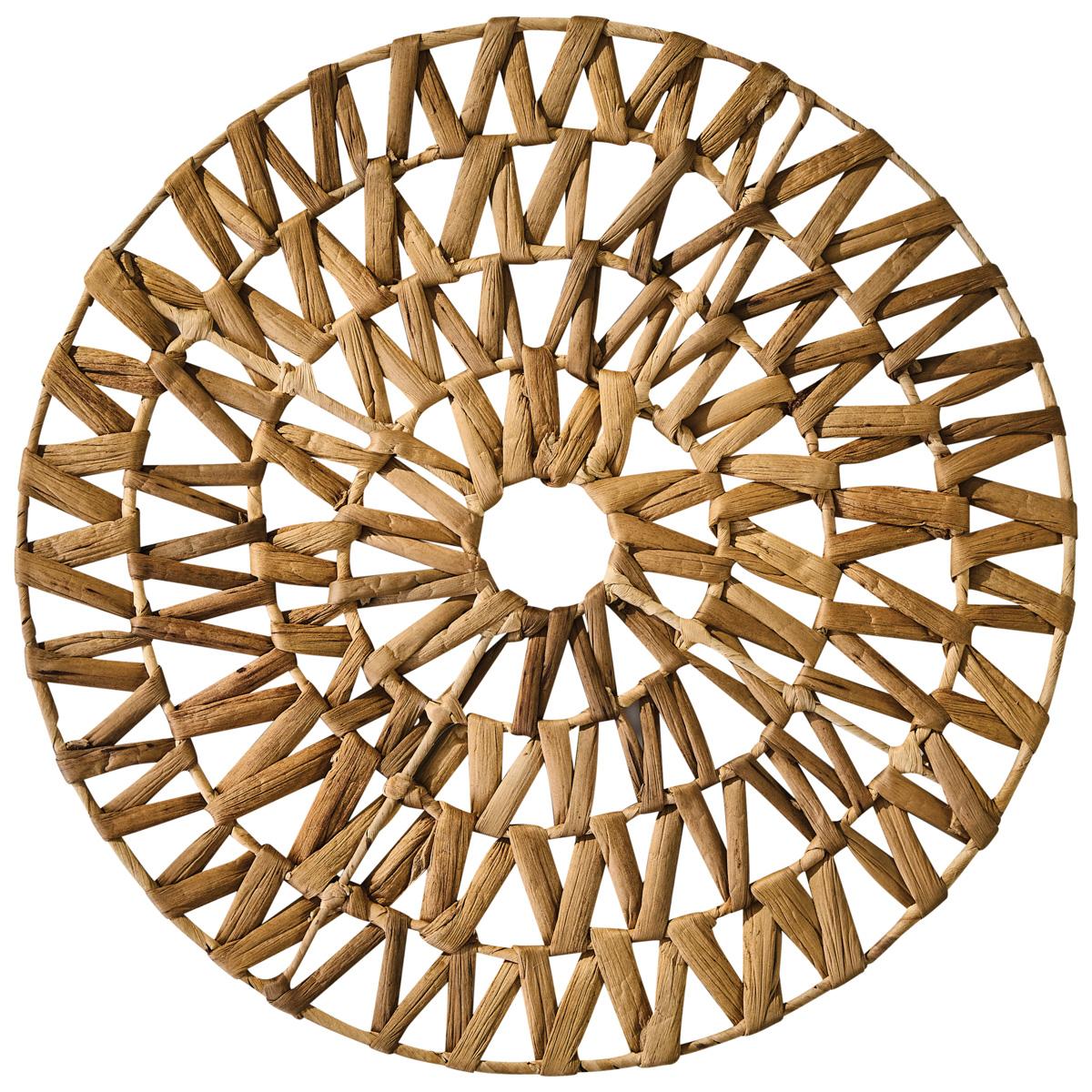 Water Hyacinth Mandela Charger - The Fox Decor
