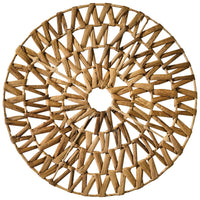 Water Hyacinth Mandela Charger - The Fox Decor