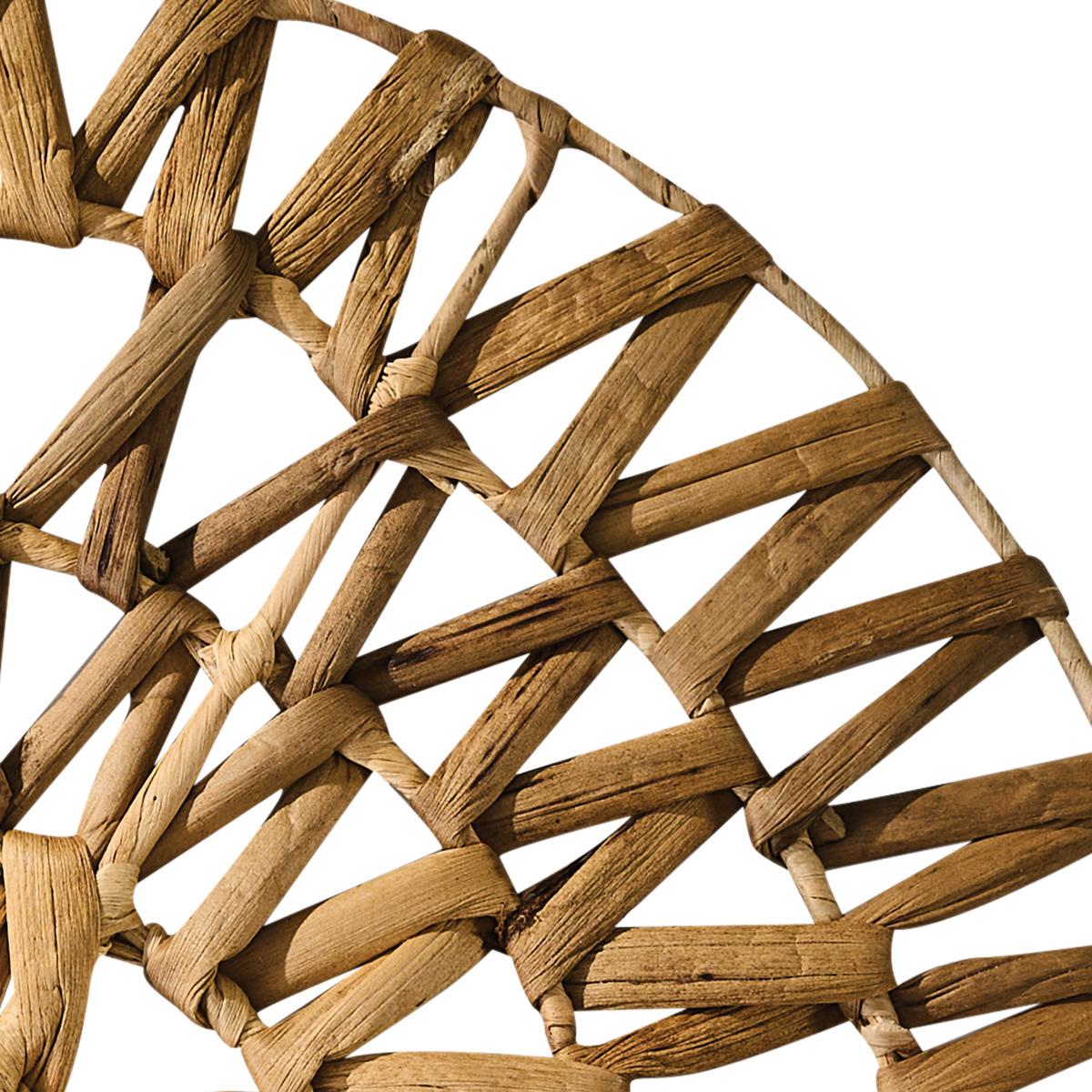 Water Hyacinth Mandela Charger - The Fox Decor