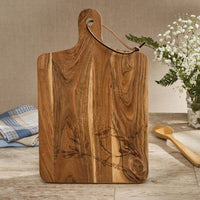 Leaves Etched Wood Cutting Board - Set of 2 Park Designs - The Fox Decor