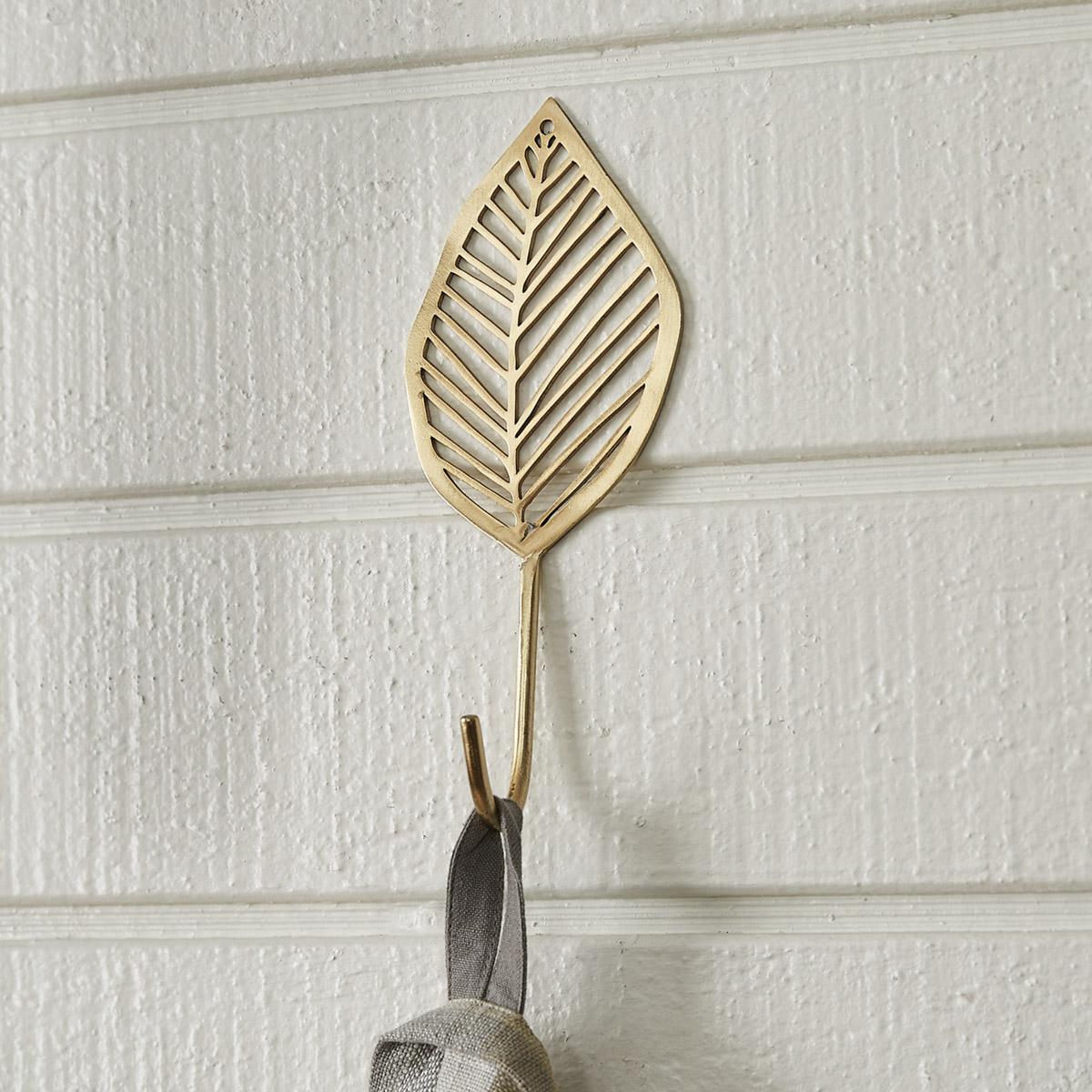 Splendor Leaf Single Hook - The Fox Decor