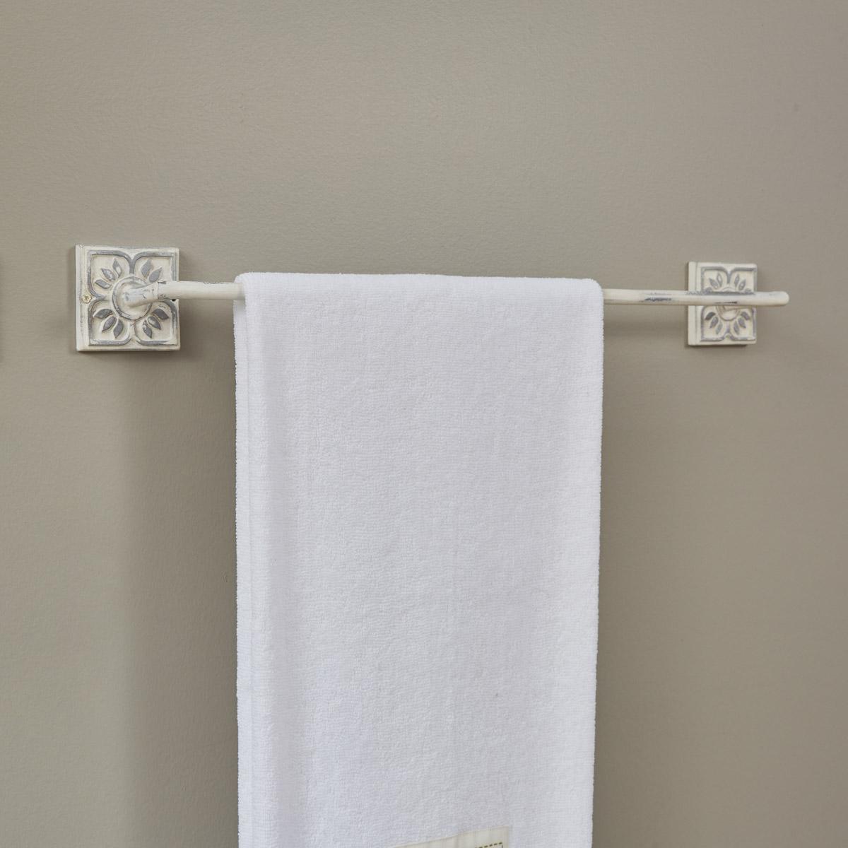 Distressed Tile Towel Bar 24" - Park Designs - The Fox Decor