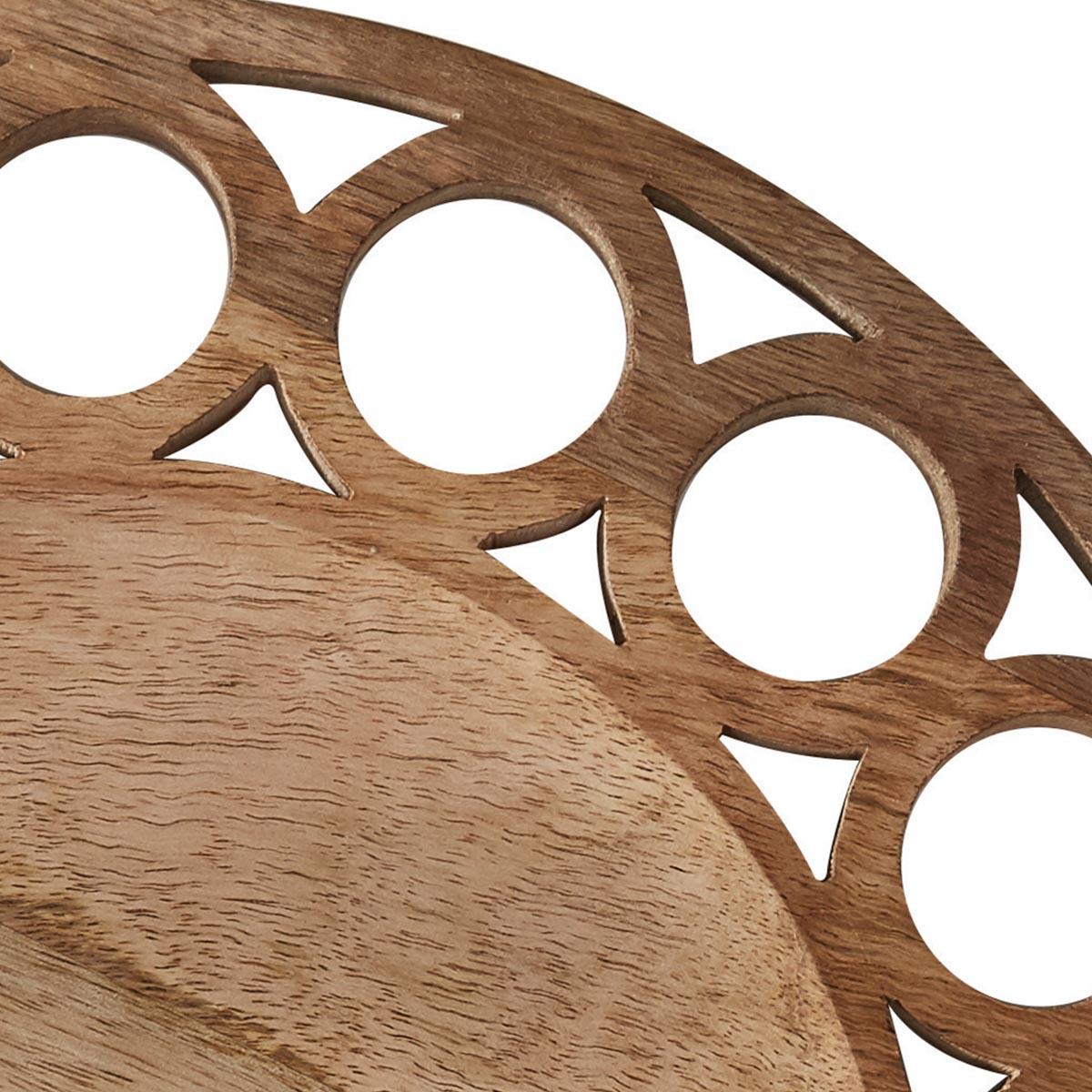 Wooden Circles Charger - The Fox Decor