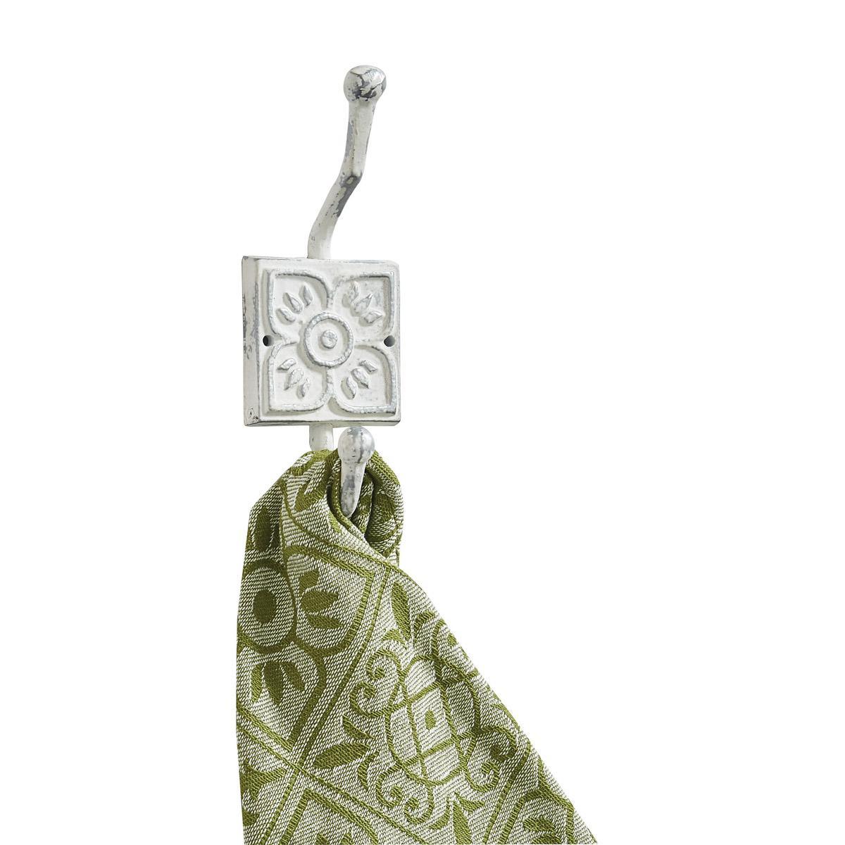 Distressed Tile Single Hook - Park Designs - The Fox Decor