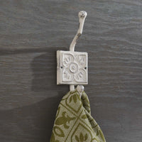 Distressed Tile Single Hook - Park Designs - The Fox Decor