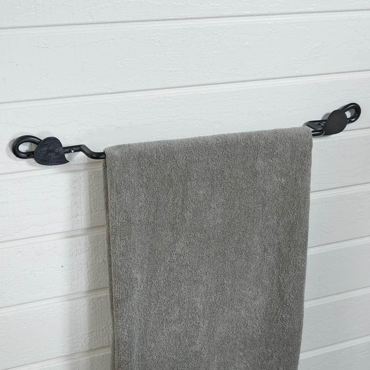 Hammered Leaf Towel Bar 16" - Park Designs - The Fox Decor