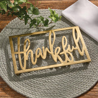 Thankful Metal Trivet - The Fox Decor
