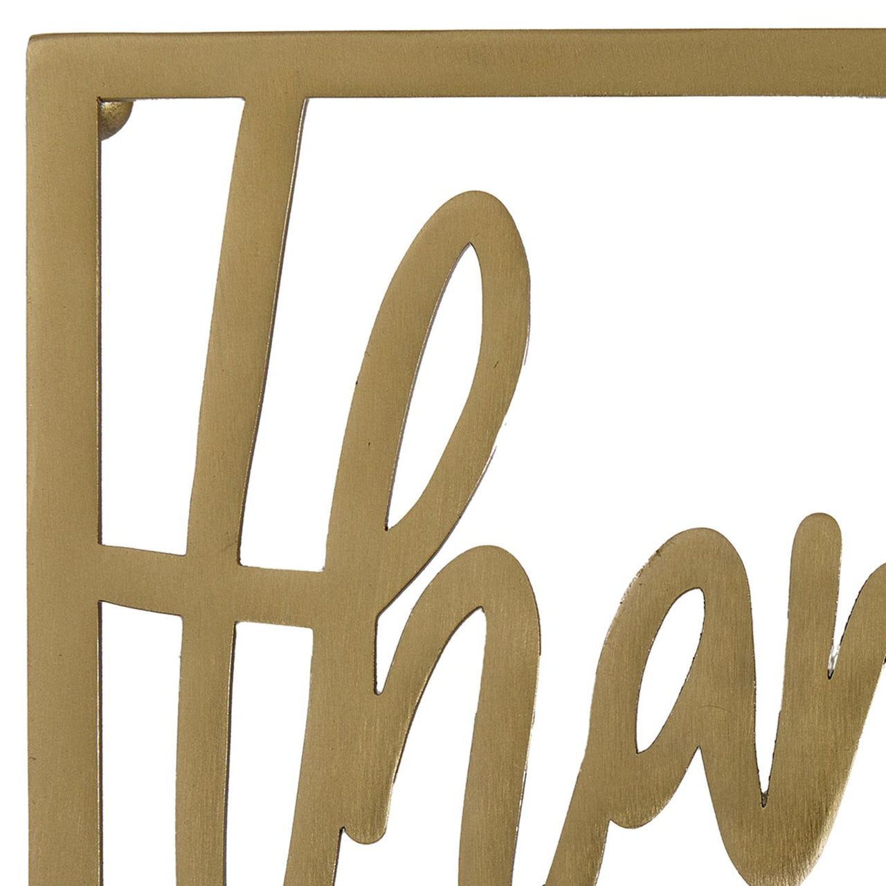 Thankful Metal Trivet - The Fox Decor