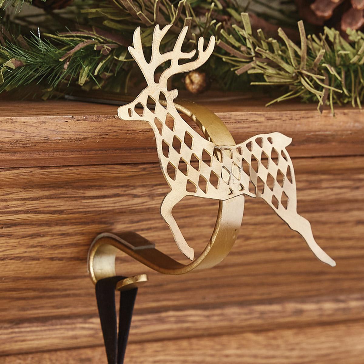 Jumping Deer Stocking Hanger - Park Designs - The Fox Decor