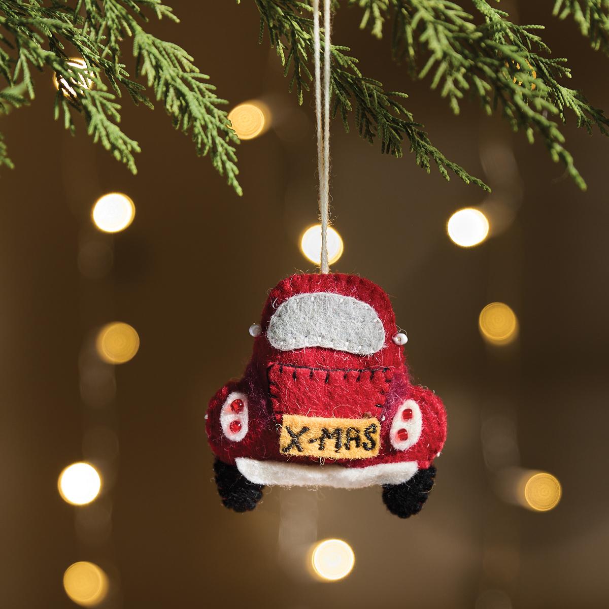 Holiday Road Trip Beetle Ornament - Set of 4 Park Designs - The Fox Decor