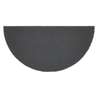 Patriotic Stars Welcome Coir Rug Half Circle 16.5x33 VHC Brands