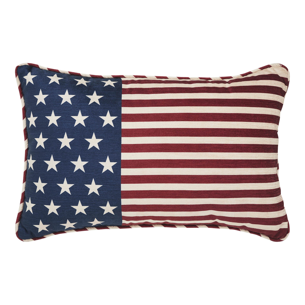 Stars & Stripes Pillow 14x22 - VHC Brands