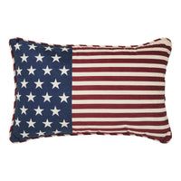 Stars & Stripes Pillow 14x22 - VHC Brands