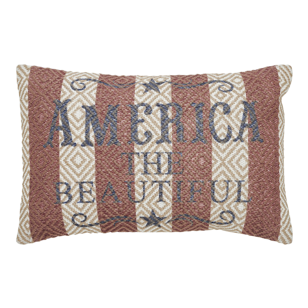America The Beautiful Pillow 14x22 - VHC Brands
