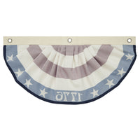 My Country 1776 USA Bunting Flag 12x24 - VHC Brands