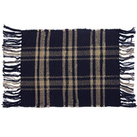 Black and Tan Chindi Placemat  Set of 6 PM235011