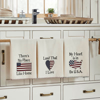 The Land That I Love Tea Towel Set of 3 16x28 - VHC Brands
