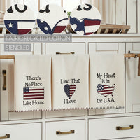 The Land That I Love Tea Towel Set of 3 16x28 - VHC Brands