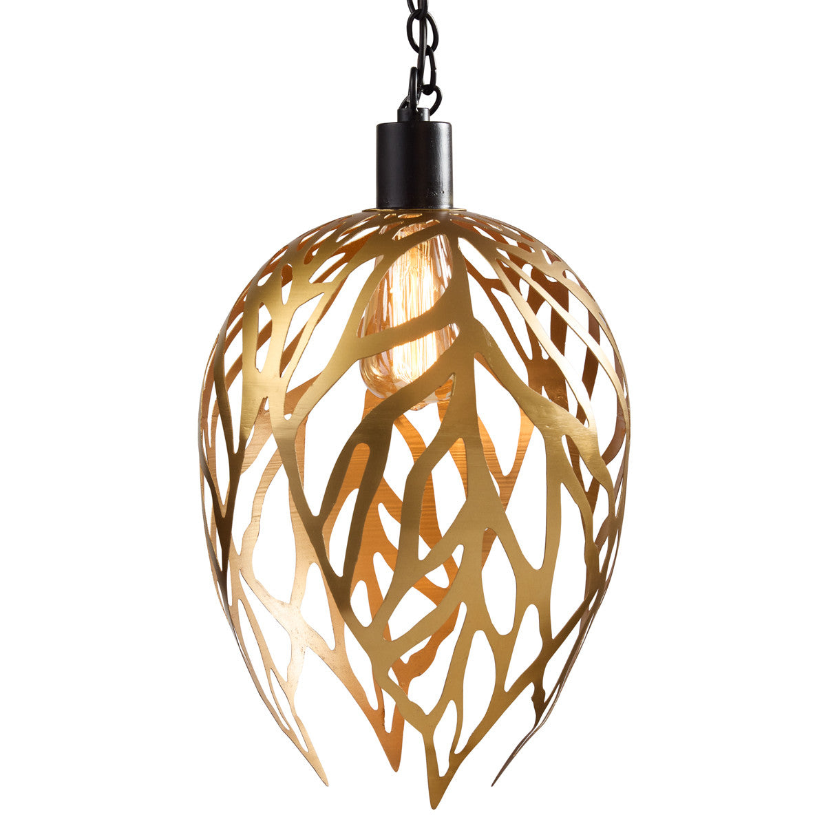 Gold Leaf Pendant - Park Designs