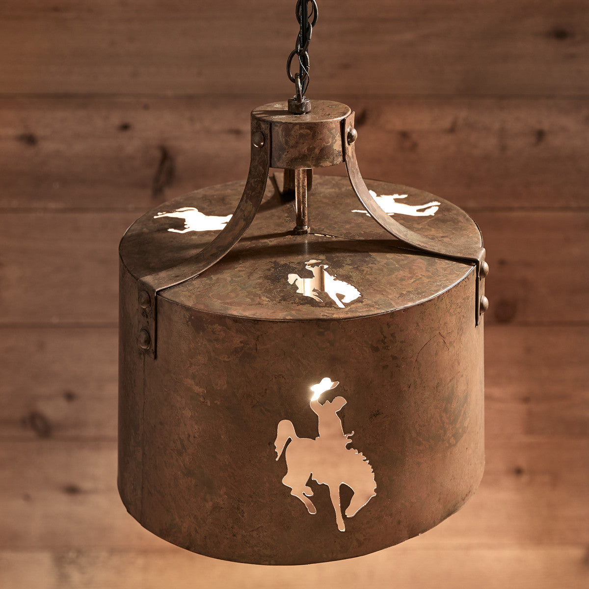 Bucking Bronco Pendant Lamp - Park Designs - The Fox Decor