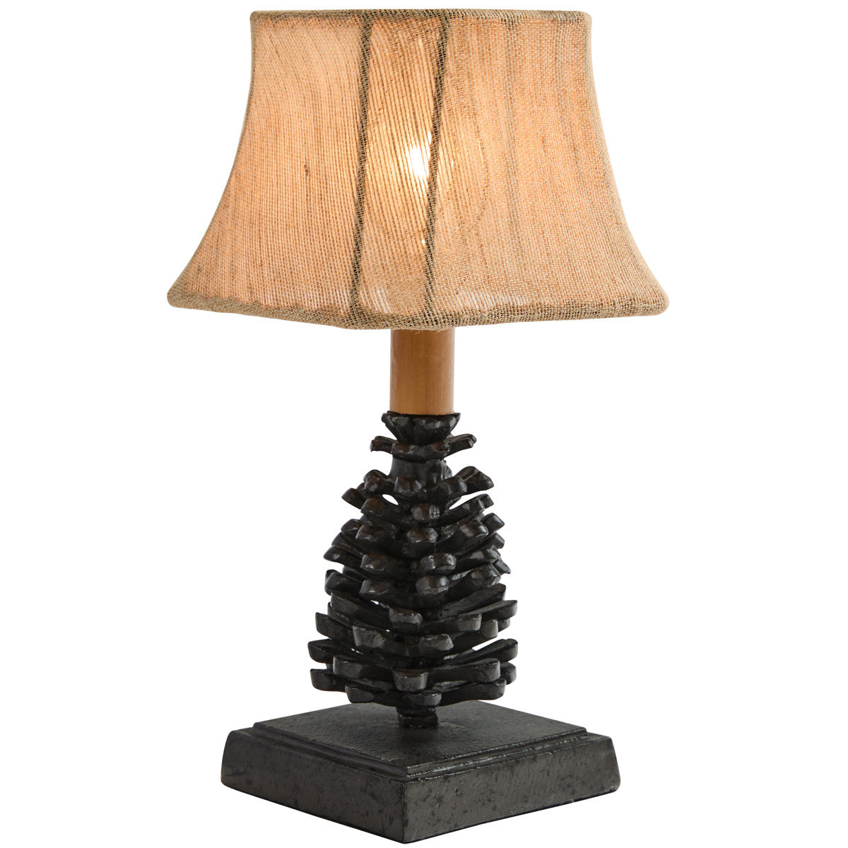 Pinecone Accent Lamp With Shade - Park Designs - The Fox Decor