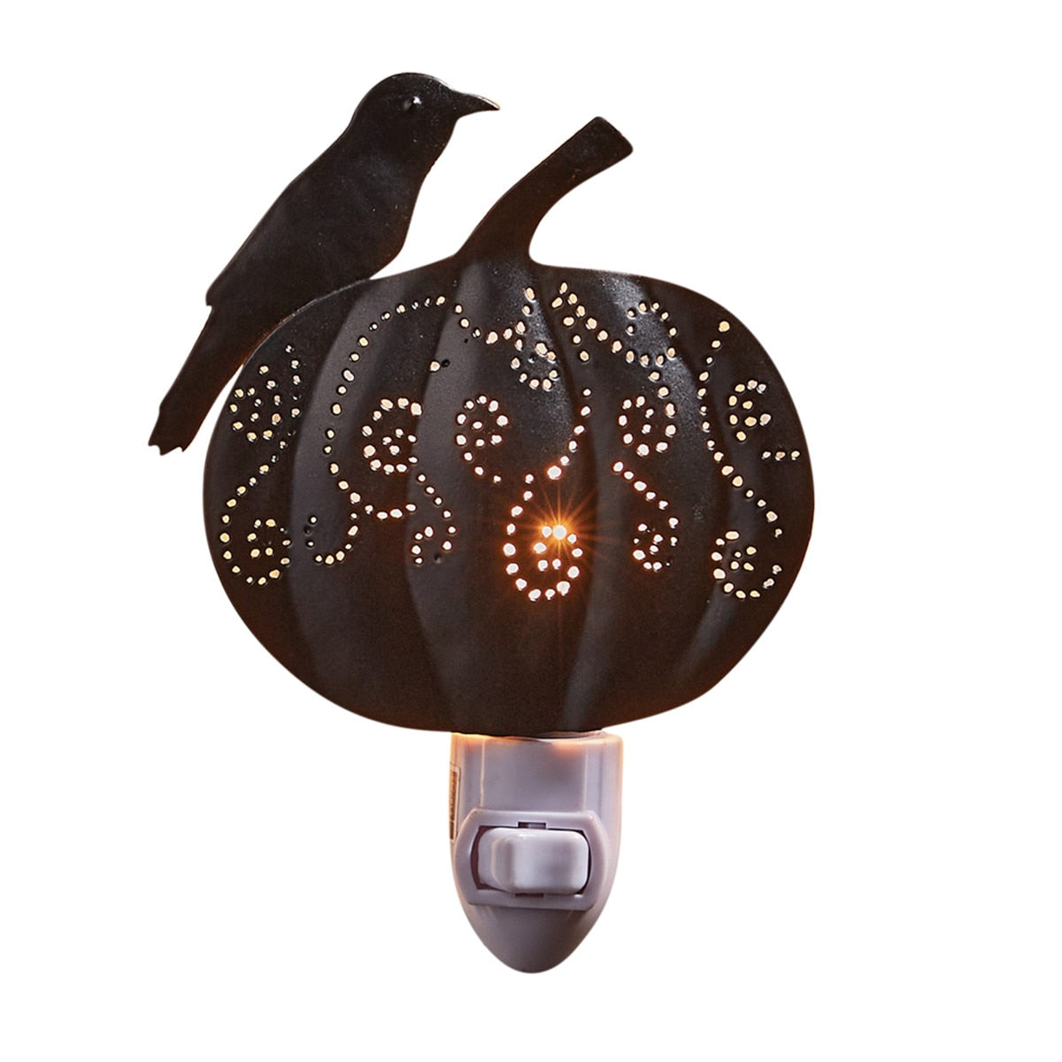 Crow & Pumpkin Night Light - Set of 4 Park Designs