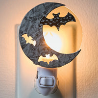 Moon And Bat Night Light - Set of 4 Park Designs