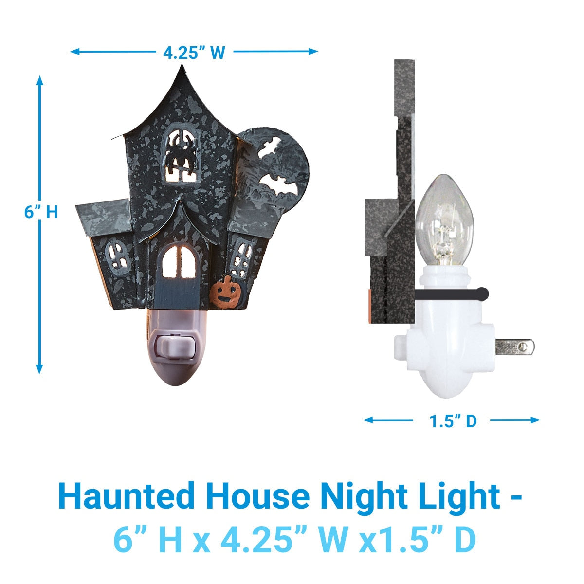 Haunted House Night Light - Set of 4 Park Designs