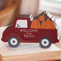 Pumpkin Patch Truck Chunky Sitter - The Fox Decor
