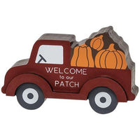 Pumpkin Patch Truck Chunky Sitter - The Fox Decor