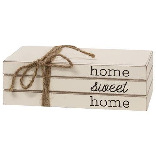 Home Sweet Home Stacked Books - The Fox Decor