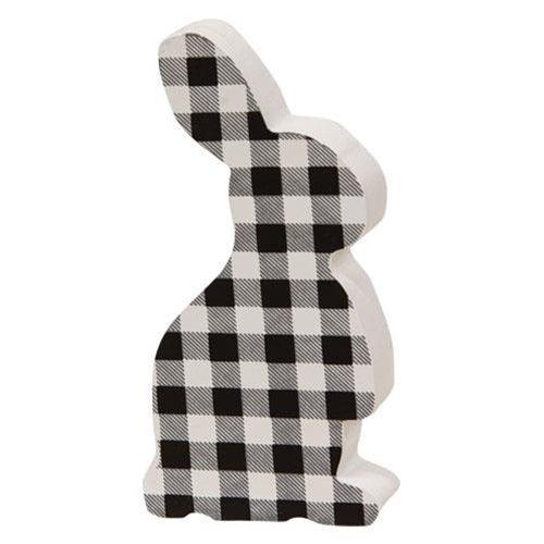 Black & White Buffalo Check Chunky Bunny - The Fox Decor