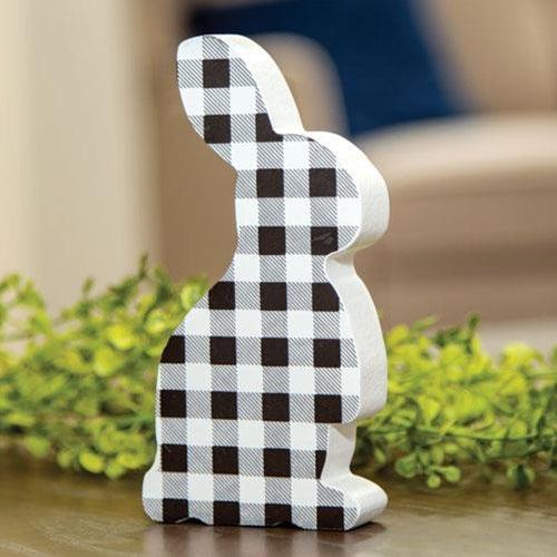 Black & White Buffalo Check Chunky Bunny - The Fox Decor