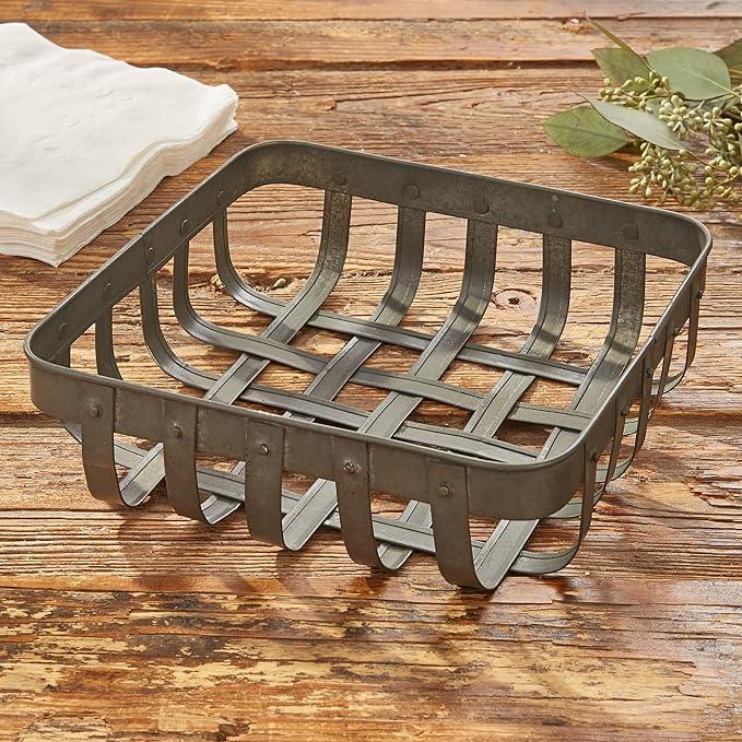 Basket Weave Luncheon Napkin Holder - Park Designs - The Fox Decor