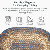 Easy Living Braided Area Rug - Oval