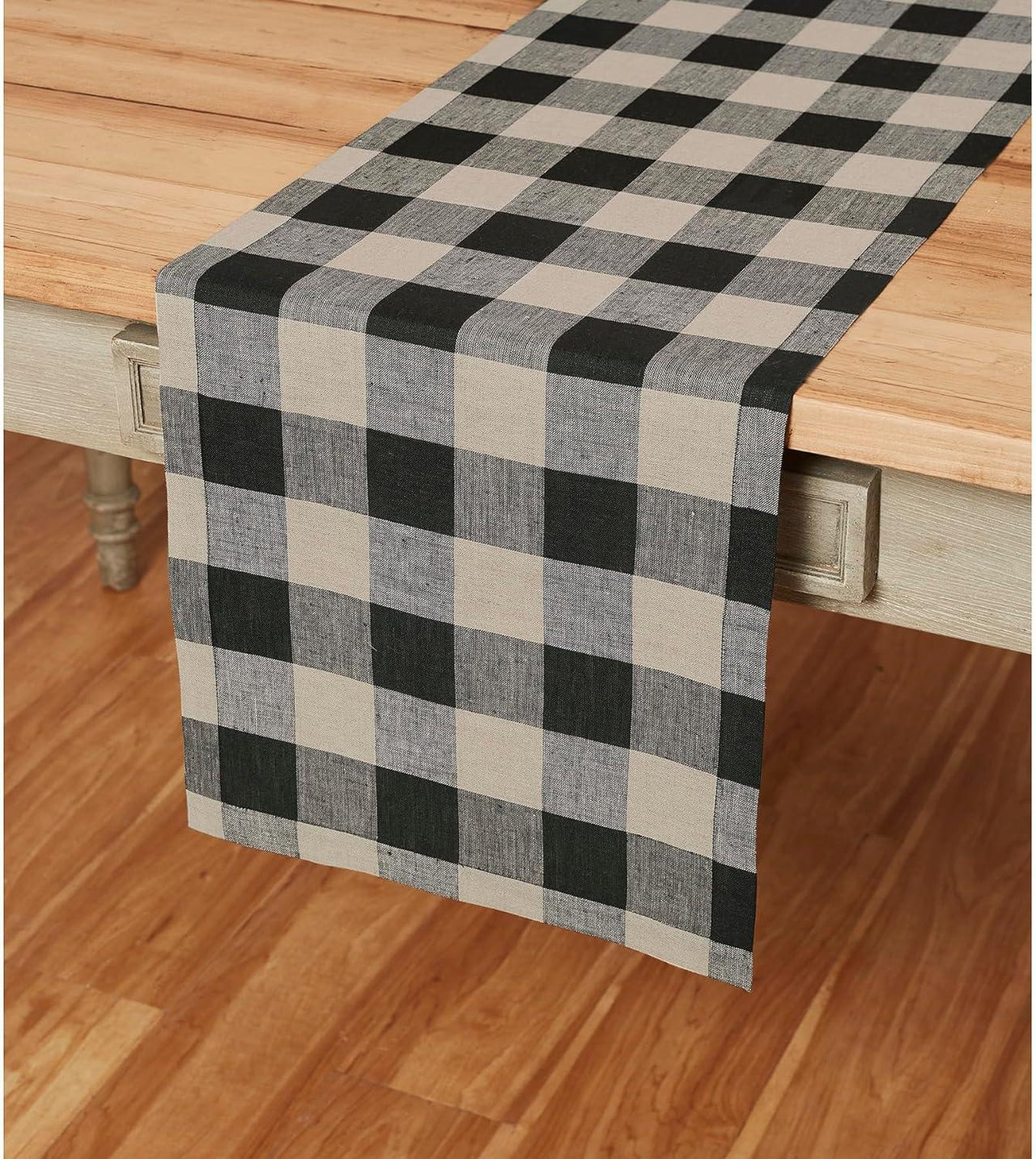Wicklow Check Table Runners - Black Backed Park Designs - The Fox Decor