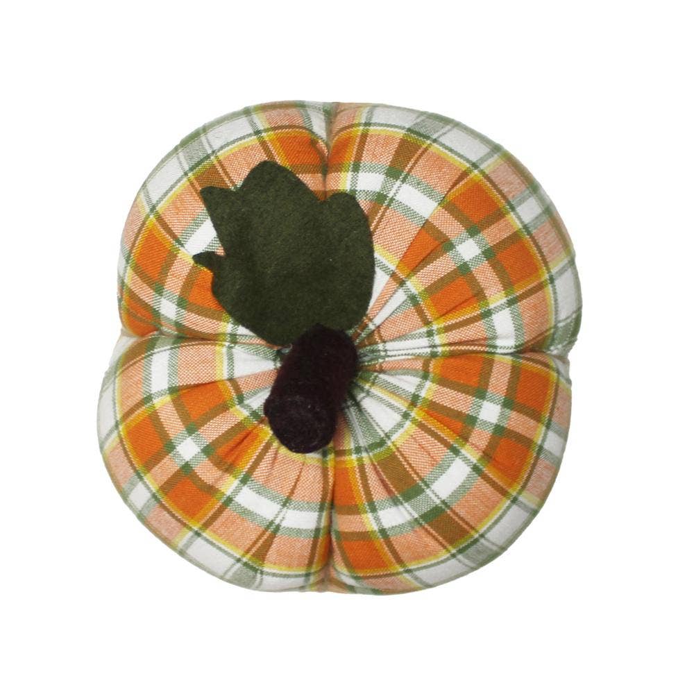Fall Harvest Plaid Pumpkin 8x6 ON810549