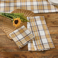 Maize Plaid Dishtowels - Set of 4 Park Designs