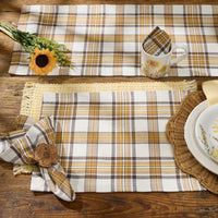 Maize Plaid Table Runners - Park Designs