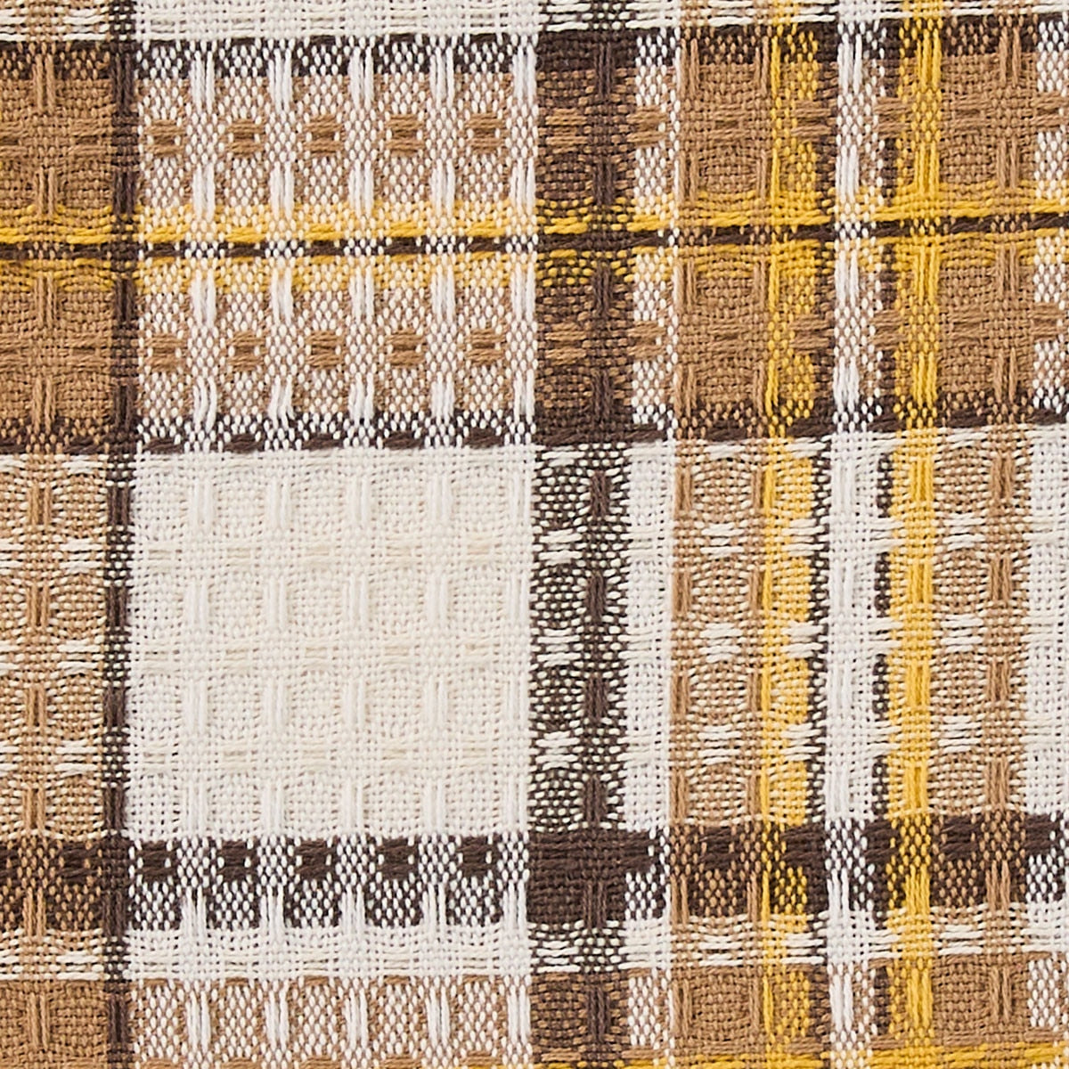Maize Plaid Waffle Dishcloths - Set of 6 Park Designs